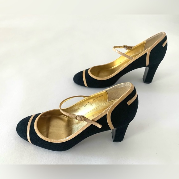 J. Crew Mary Jane suede and patent leather pumps. Never worn, size 8. - Picture 6 of 10